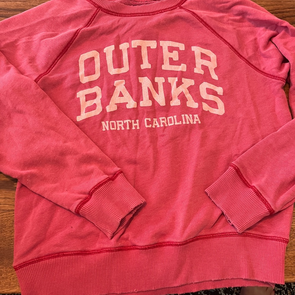 AMERICAN EAGLE distressed sweatshirt, Outerbanks Size Small
